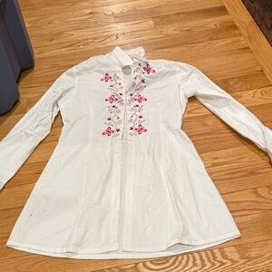 She's Cool Cream Blouse